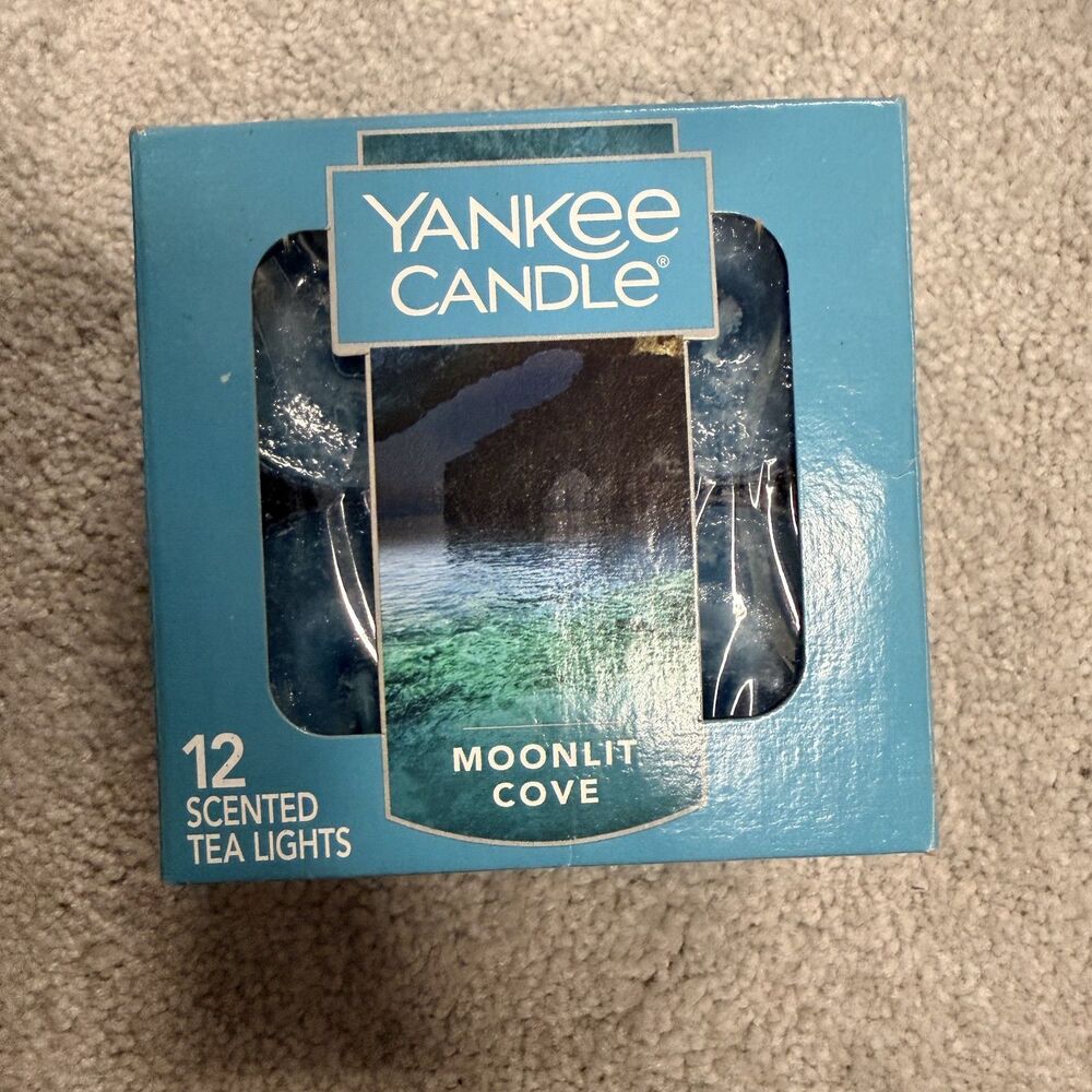 Yankee Candle Moonlit Cove 12 Scented Tea Lights - Picture 2 of 4